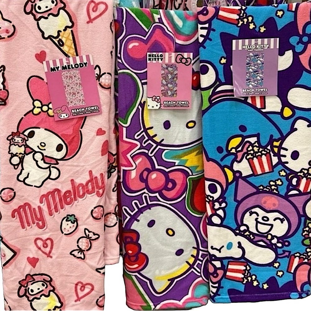 Hello Kitty and Friends - Beach Towel Bundle Set of 3
